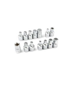 TIT51771 image(1) - TITAN 14 pc. 3/8 in. Drive Master Drain Plug Key Set