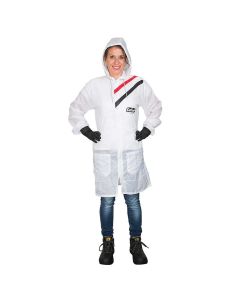 EMM510158PLAIN-USAB image(0) - EMM Specilaties Colad 510158 5101 Series Blank Plain Spray Coat, X-Large, White, Nylon