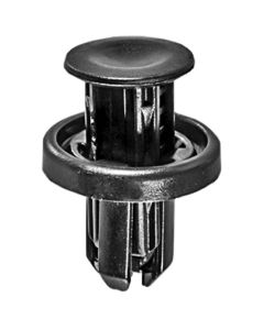 AVC21706 image(0) - AUVECO 21706 Push-Type Bumper and Wheel Well Liner Retainer, 20 mm Dia Head x 14 mm L Stem, Nylon, Black