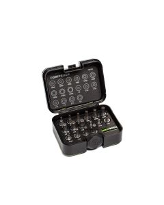 GETHB16S image(1) - Grip Edge Tools 16 Piece 3/8 Inch Drive Short Metric & SAE RPT Hex Driver Set