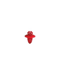 AVCAP20391 image(0) - AUVECO AP20391 Fender Molding Clip, 17 mm Dia Head x 13 mm L Stem, Nylon, Red