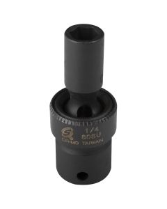 SUN808U image(0) - SUNEX SOC 1/4 1/4D IMP UNIV 6PT BLK