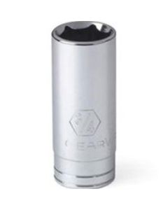 KDT80121 image(1) - GearWrench 1/4 Inch Drive 6 Point Deep SAE Socket 3/8 Inch