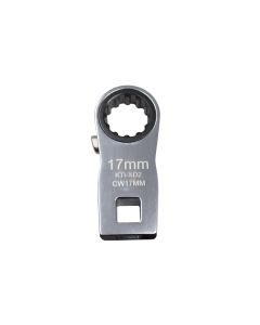 KTIXD2CW17MM image(0) - K Tool International Ratcheting Crowfoot Wrench 17mm 3/8 Inch Drive