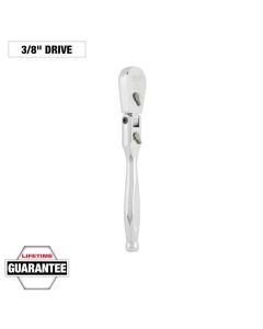 MLW48-22-9039 image(5) - Milwaukee Tool 3/8" Drive 9" Flex Head Ratchet