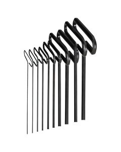 Eklind Tool Company HEX KEY SET 10 PC T-HANDLE 9IN. SAE 3/32-3/8IN.
