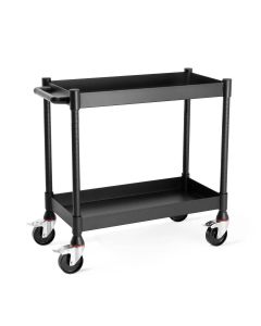 LUXUCMT012 image(0) - Luxor MightyHaul 18 inch Heavy Duty 2 Shelf Utility Cart
