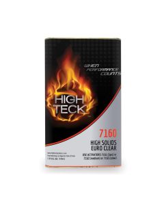 High Teck Products 7160-1 High Solids Euro Clear, 5 L, Clear, Liquid, 4.4 lb/gal VOC, 2:1 Mixing
