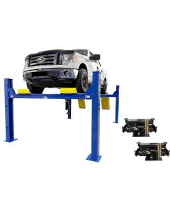 ATEXH-PRO14KCF-EXT-COMBO-FPD image(0) - Atlas Automotive Equipment 14000 LB. Extra Long 4-Post Lift and RJ8 Combo