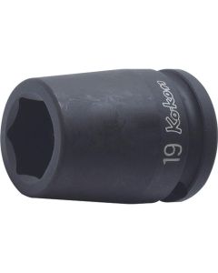 KKN15410M-24 image(0) - Ko-ken USA 15410M-24 5/8 Sq. Dr. Socket 24mm Surface Length 50.5mm