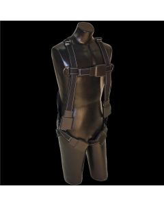 SRW800151 image(0) - FALL SAFE Safety Harness - A-SERIES NOMEX / KEVLAR WEB - Nomex / Kevlar Vest-Style Coated Hardware - Back, Pass Through, Pass Through - Size: Small