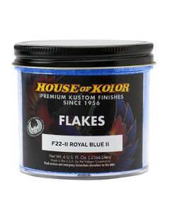 HOKF22II-C01 image(0) - House Of Kolor F22II-C01 F Series Dry Flake, 6 oz Can, Royal Blue II, 1/128th Rectangle