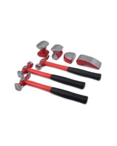 TIT15084 image(1) - TITAN 7-PC AUTO BODY HAMMER SET WITH THRE