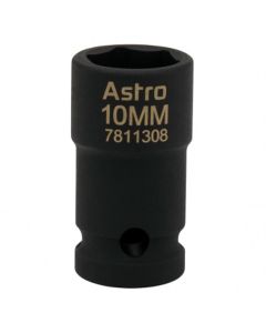 AST7811308 image(0) - Astro Pneumatic 10MM 1/4 Inch Drive Low Profile Nano Impact Sockets - Metric