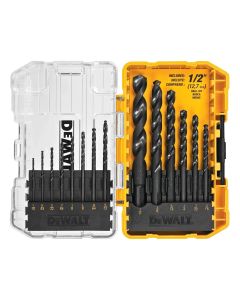 DWTDWA1184 image(1) - DEWALT Drill Bit Set, Black and Gold, 14-Piece