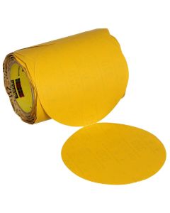 3M  Stikit Gold Abrasive Disc Roll 09317, 320, 6-inch (150mm), No Hole
