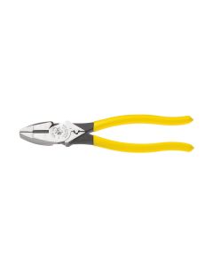 KLED2139NECR image(0) - Klein Tools Lineman's Crimping Pliers, 9-Inch