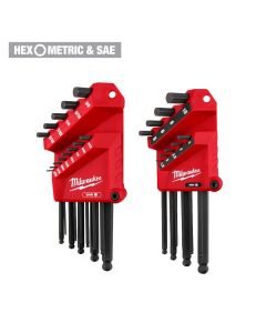MLW48-22-2187 image(3) - Milwaukee Tool 22-Key Ball End L-Style Hex Key Set - SAE/Metric