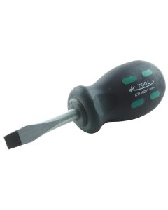 K Tool International SCREWDRIVER SLOTTED STUBBY