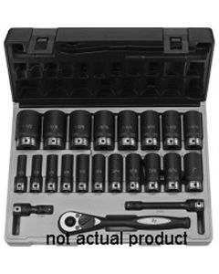 GRE82032D image(1) - Grey Pneumatic 1/2" Drive x 1" Deep Duo-Socket - 6 Point
