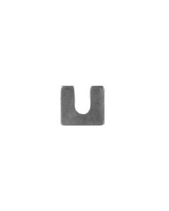 Disco Automotive Hardware 6016MT Shim, 1-1/4 x 1-1/8 in OD x 1/8 in THK x 3/8 in Slot, Steel, Bright Zinc