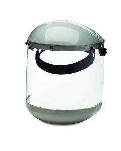 SRWS30310 image(0) - Sellstrom Sellstrom- Face Shield - 303 Series - 8" x 15.5" x 0.40" Window - Clear - Ratcheting Headgear - Dual Crown