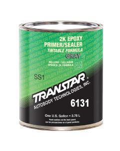 TRP6131 image(0) - Transtar Autobody Products 6131 2K Epoxy Primer Sealer/Groundcoat, 1 gal Can, Gray, 1:1:10 Mixing, 520 sq-ft/gal at 1 mil Coverage