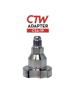 CTWCSA-19 image(0) - CTW International CSA-19 100% Stainless Steel Adapter for CTW Disposable Paint Cup System