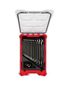 MLW48-22-9483 image(2) - Milwaukee Tool 15pc Metric Combination Wrench Set with PACKOUT Compact Organizer
