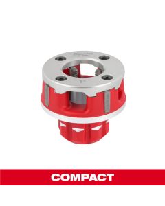 MLW48-36-1309 image(0) - Milwaukee Tool Milwaukee Compact 1 Inch ALLOY NPT Portable Pipe Threading Forged Aluminum Die Head