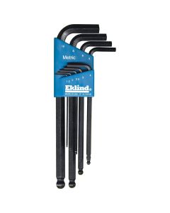 Eklind Tool Company HEX KEY SET 9 PC BALL END METRI LNG 1.5-10MM