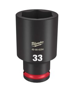 Milwaukee Tool SHOCKWAVE Impact Duty  1/2"Drive 33MM Deep 6 Point Socket