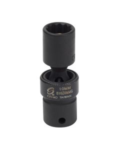 SUN810ZUMMG image(0) - SUNEX 1/4 in. Drive 10 mm Impact Socket