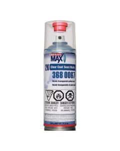 SprayMax 3680067 2K Clear Coat, 11.4 oz, Satin