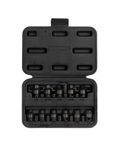 SUN3841 image(2) - SUNEX 3/8" DR. PIPE PLUG SOCKET, 11 PC.