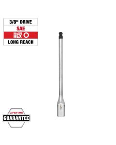 MLW45-34-1094 image(3) - Milwaukee Tool 3/8 Inch Drive 1/4 Inch Long Ball End Hex Bit Socket