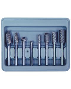 AST2181 image(1) - Astro Pneumatic BURR SET CARBIDE DOUBLE CUT 8PC