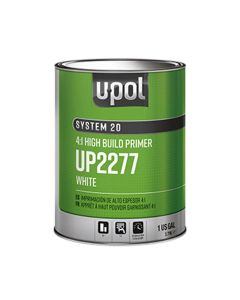 UPO2277 image(0) - U Pol Products SYSTEM 20 National Rule 4:1 High Build Primer - 1 Gallon Tin - White