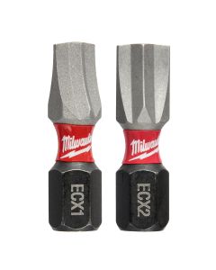 Milwaukee Tool SHOCKWAVE 1" 2PC Impact ECXCombo Kit