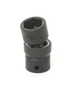 Grey Pneumatic 1/2" Drive x 1-3/16"  Standard Universal- 12 Point Socket - Black