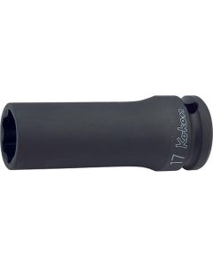 KKN14310M-15 image(0) - Ko-ken USA 14310M-15 1/2 Sq. Dr. Socket 15mm Surface Drive Length 80mm