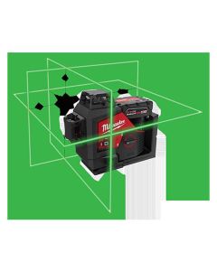Milwaukee Tool M12 Green 360 Degree 3-Plane Laser Kit