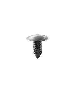 AUVECO 11146 Single Head Type 1 Fender and Bumper Shield Retainer, 11/16 in Dia Bottom Head, Nylon, Black