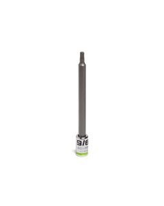 Grip Edge Tools 9/64" 1/4" Dr Long RPT Hex bit socket