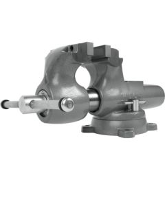 WIL28831 image(0) - Wilton 400S Machinist 4 Inch Jaw Round Channel Vise with Swivel Base