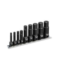 TIT49011 image(0) - TITAN 9 pc. Impact Metric Hex Bit Socket Set
