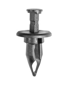 AUVECO 15043 Push-Type with Closed End Type 6 Bumper Fascia Retainer, 7/8 in Dia Head, Nylon, Black