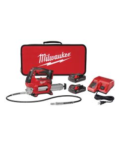MLW2646-22CT image(3) - Milwaukee Tool M18 Cordless 2-Speed Grease Gun Kit