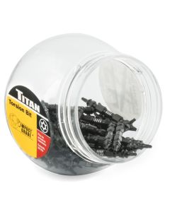TIT16180-50 image(0) - TITAN 50PC T10 Double Ended Torsion Bit Display