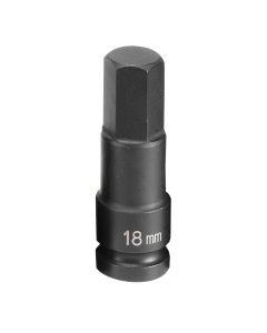 GRE2918M image(1) - Grey Pneumatic 1/2" Drive x 18mm Hex Driver
